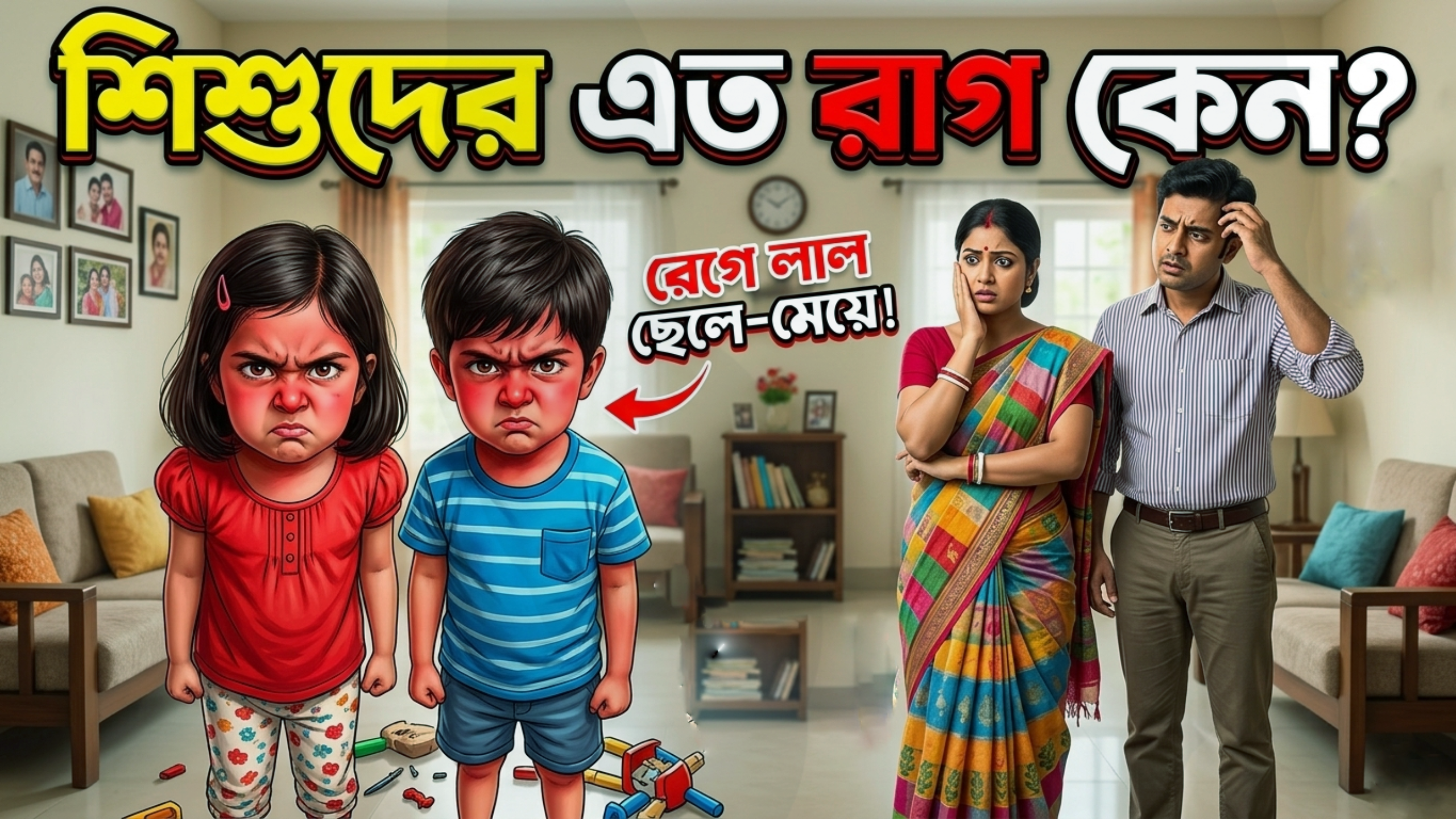 ছেলে মেয়ে কাঁদছে কেন বাবা মা বুঝতে পারে না