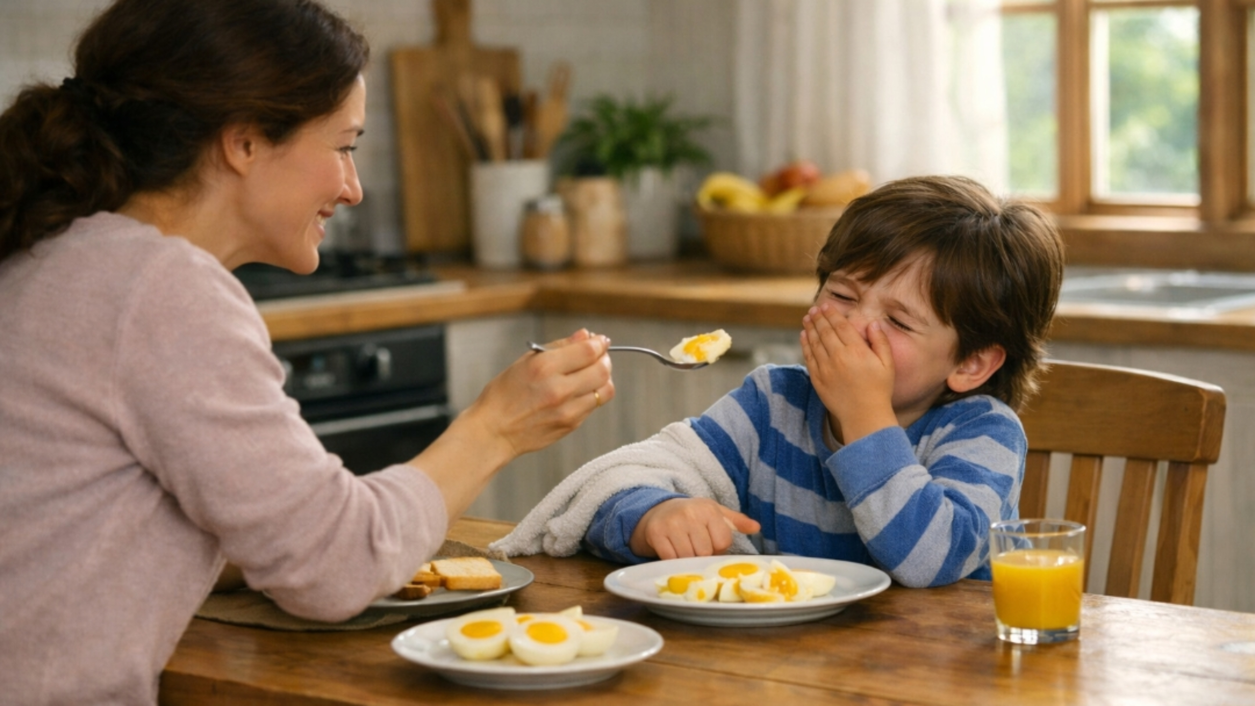 child-don't-eat-eggs