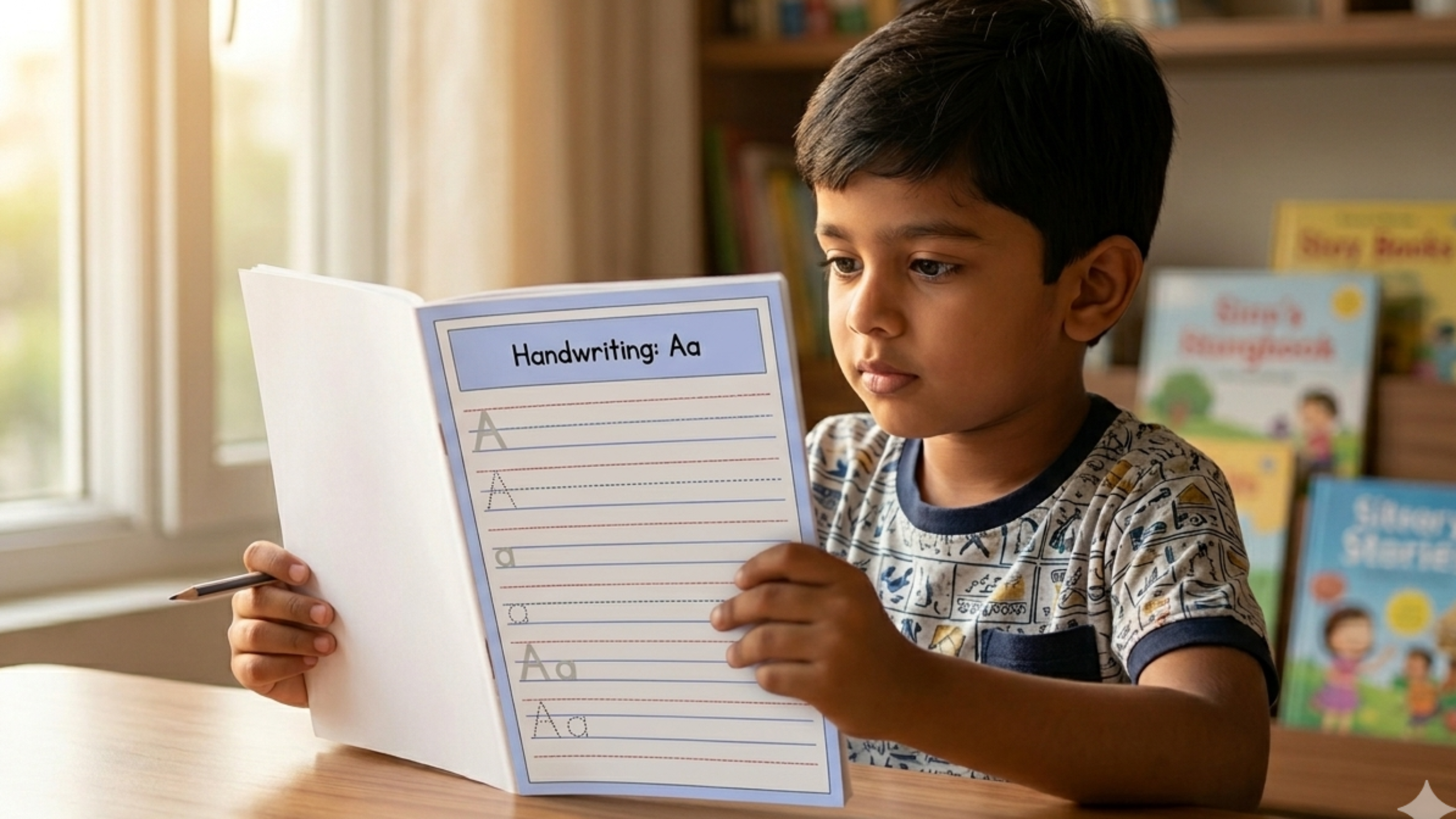 English alphabet nootbook