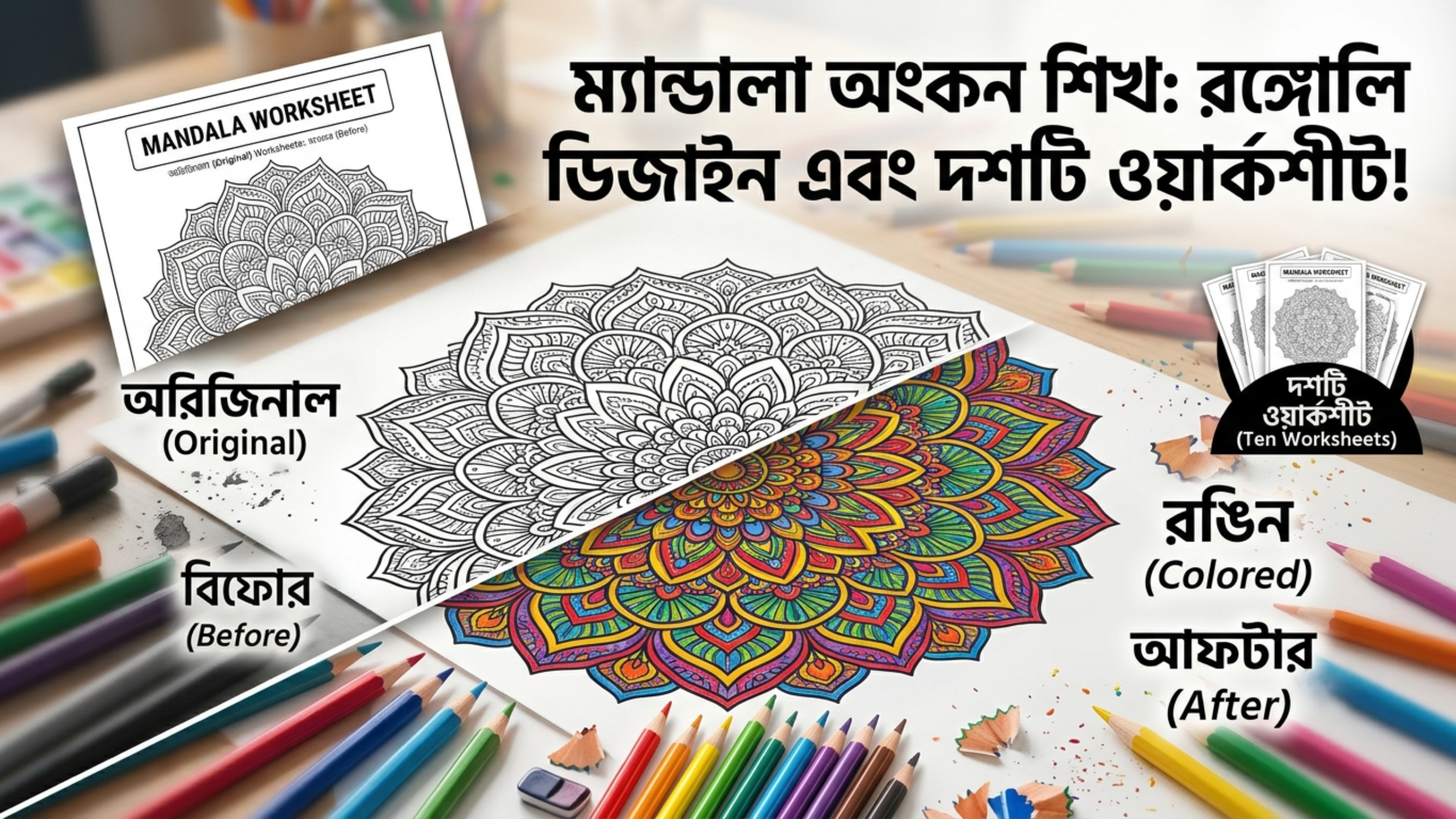 ১০ টি আলপনার ছবি